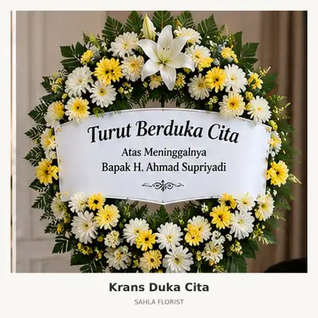 Krans Bunga Duka Astana Anyar